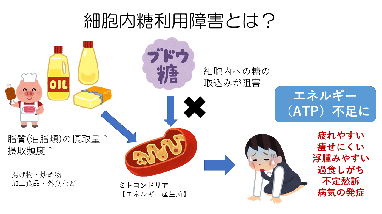 細胞内糖利用障害（詳細）