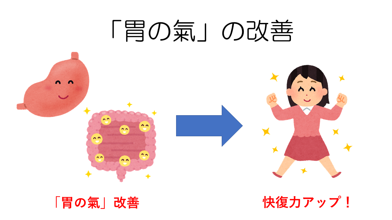 胃の氣の改善