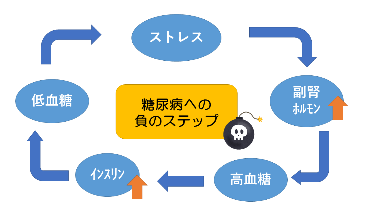 糖尿病への負のステップ