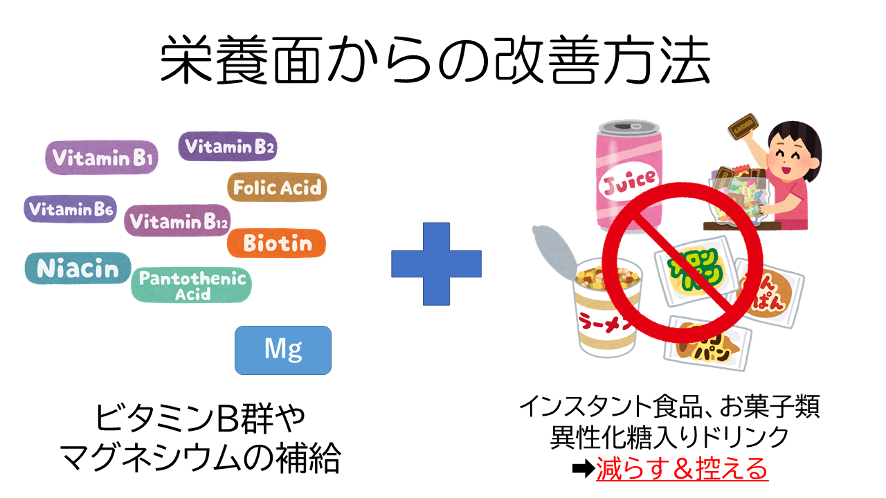 栄養面からの改善方法