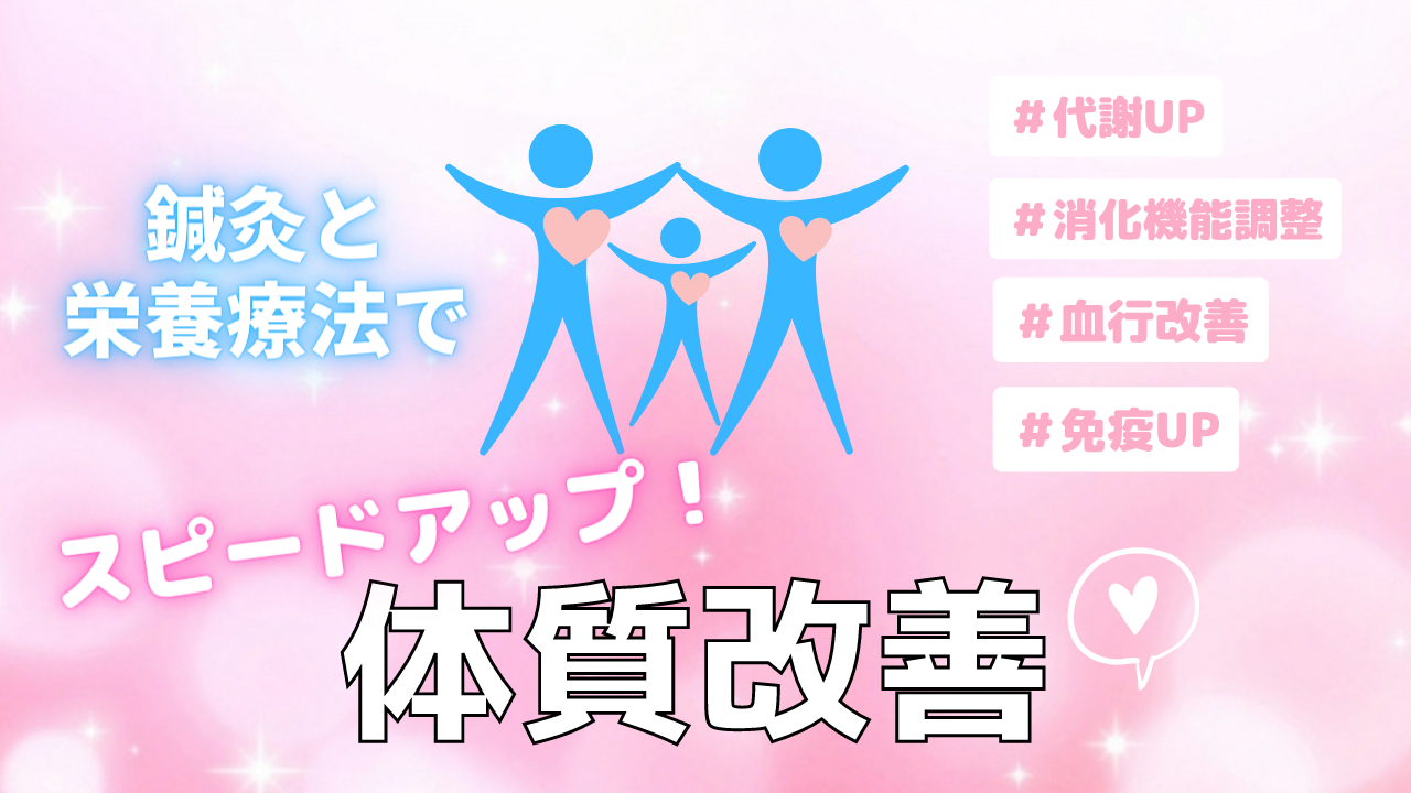 体質改善を最速化