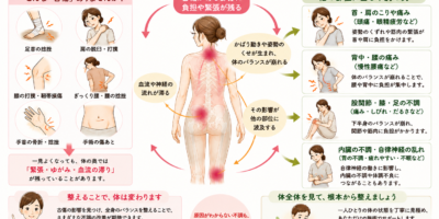 昔のケガ・古傷が今の体の不調に影響している？｜伊勢市のもも鍼灸院が考える身体全体の調整