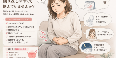 膀胱炎を繰り返しやすい方へ｜伊勢市のもも鍼灸院が考える身体全体のケア